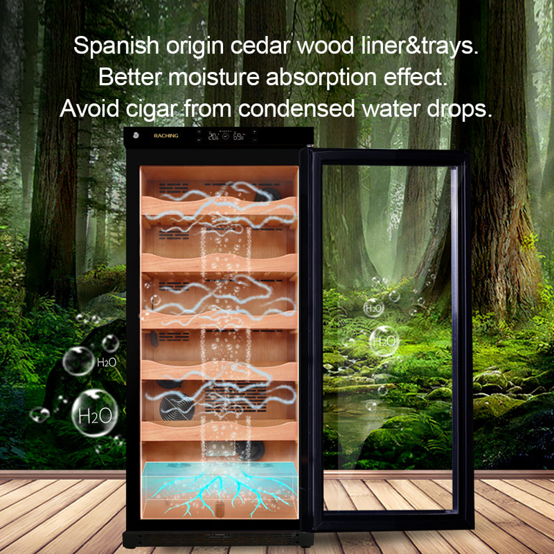 RACHING Cigar Climate Control 230L Electric Cigar Humidor